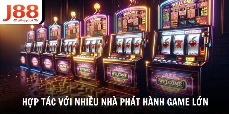 Nổ hũ nhà cái J88 hợp tác với nhiều nhà phát hành game tạo nên sự đa dạng